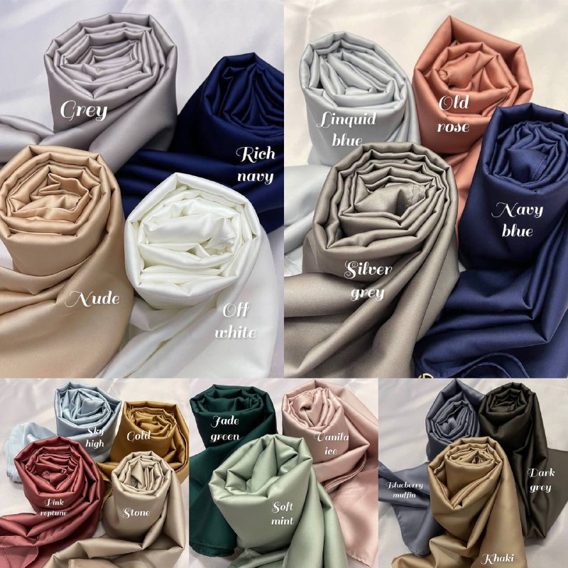 shawl satin matte