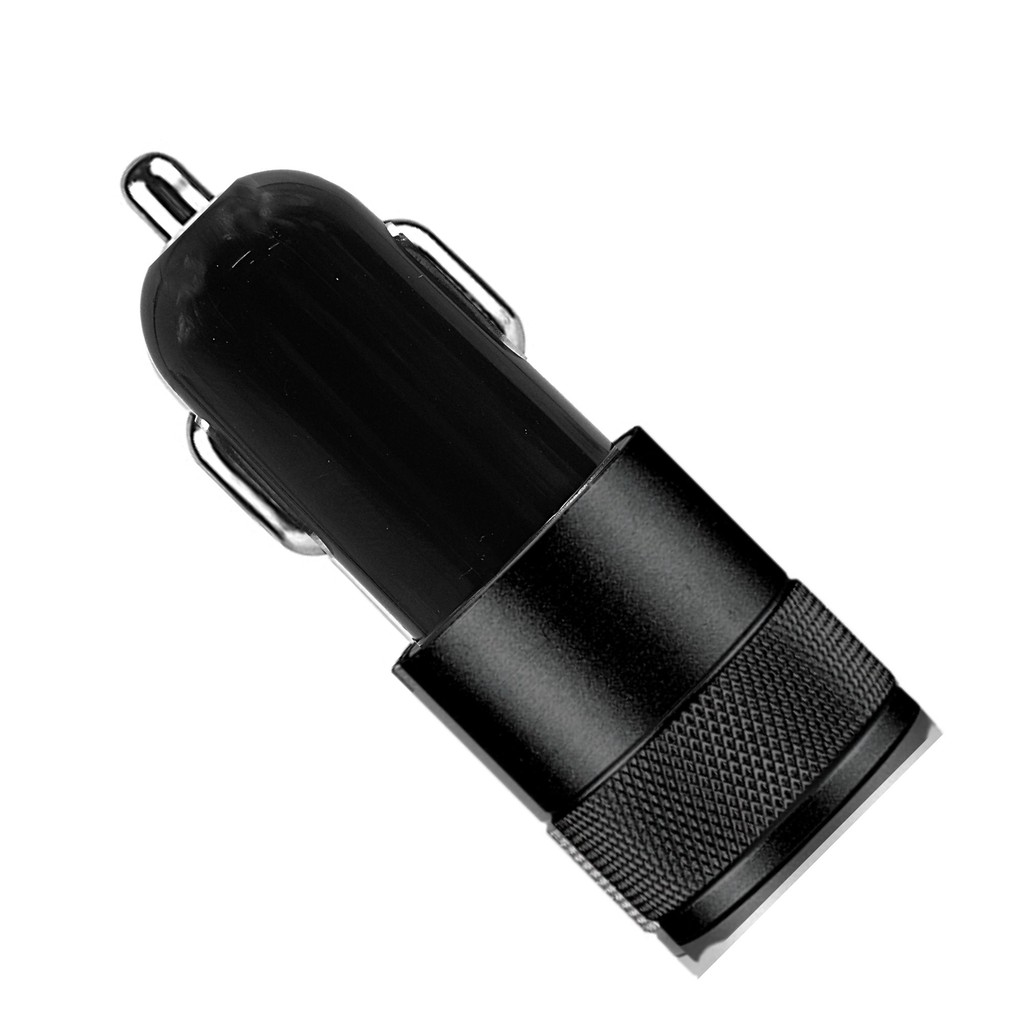 ROHS Dual USB Quick Car Charger Black Gold Silver