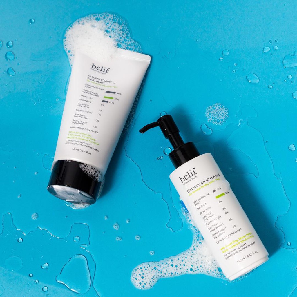 belif creamy cleansing foam moist
