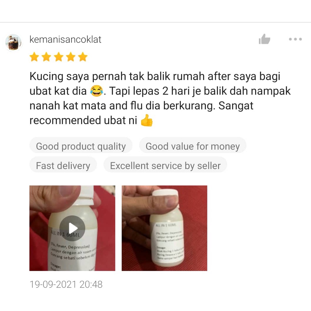 Ubat Demam Selsema Monyok All In One 60ml Shopee Malaysia