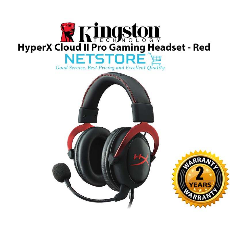 Kingston Hyperx Cloud Ii Pro Gaming Headset 7 1 Surround Sound