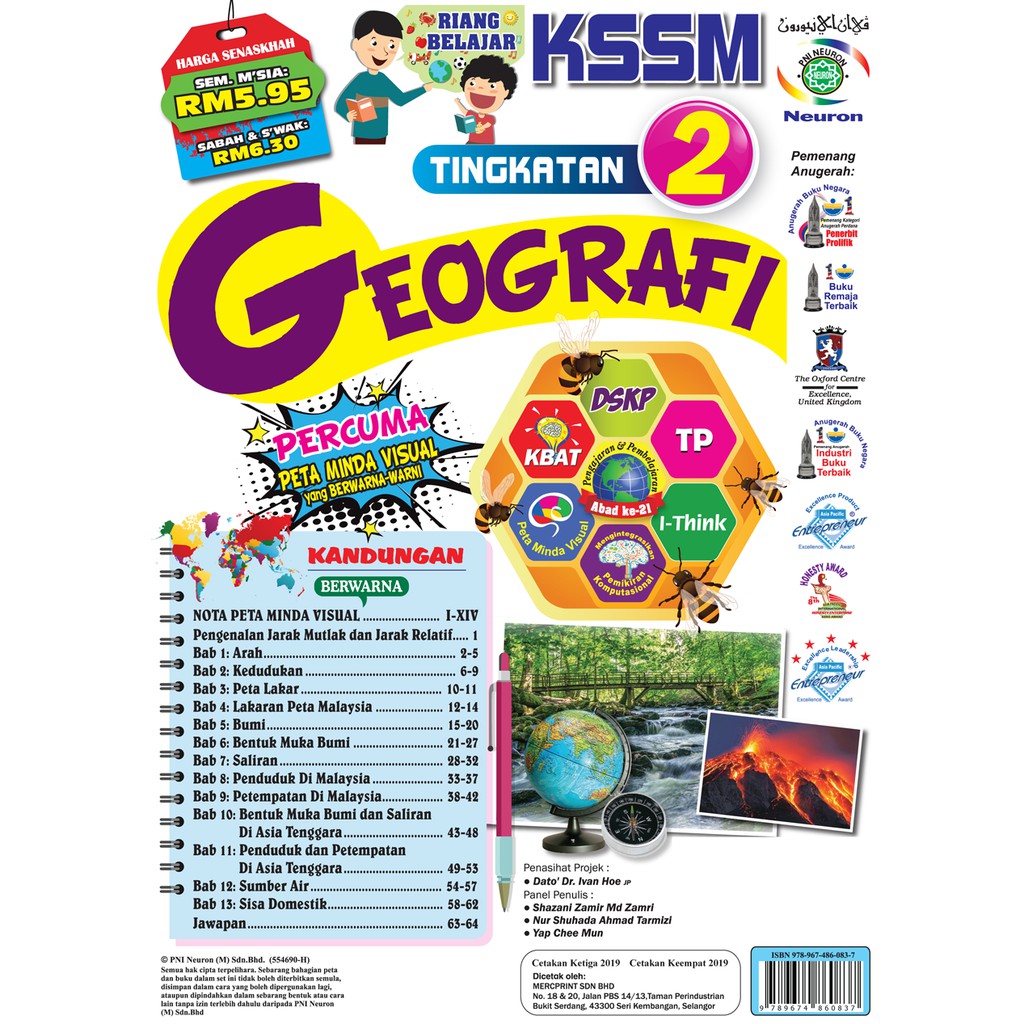 Riang Belajar KSSM Geografi Tingkatan 2 (Buku Latihan ...