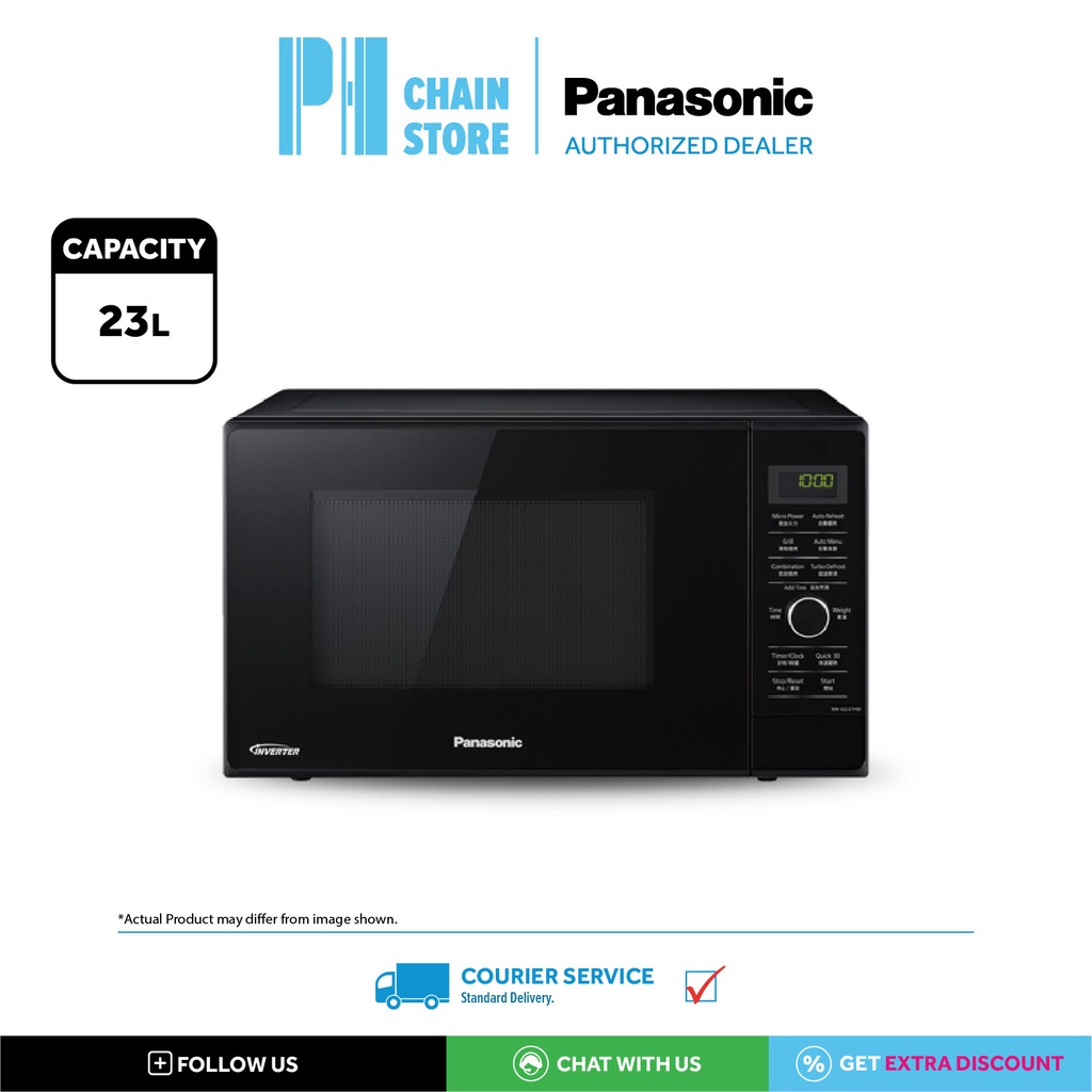 PANASONIC NN-GD37HBMPQ 23L INVERTER GRILL MICROWAVE OVEN