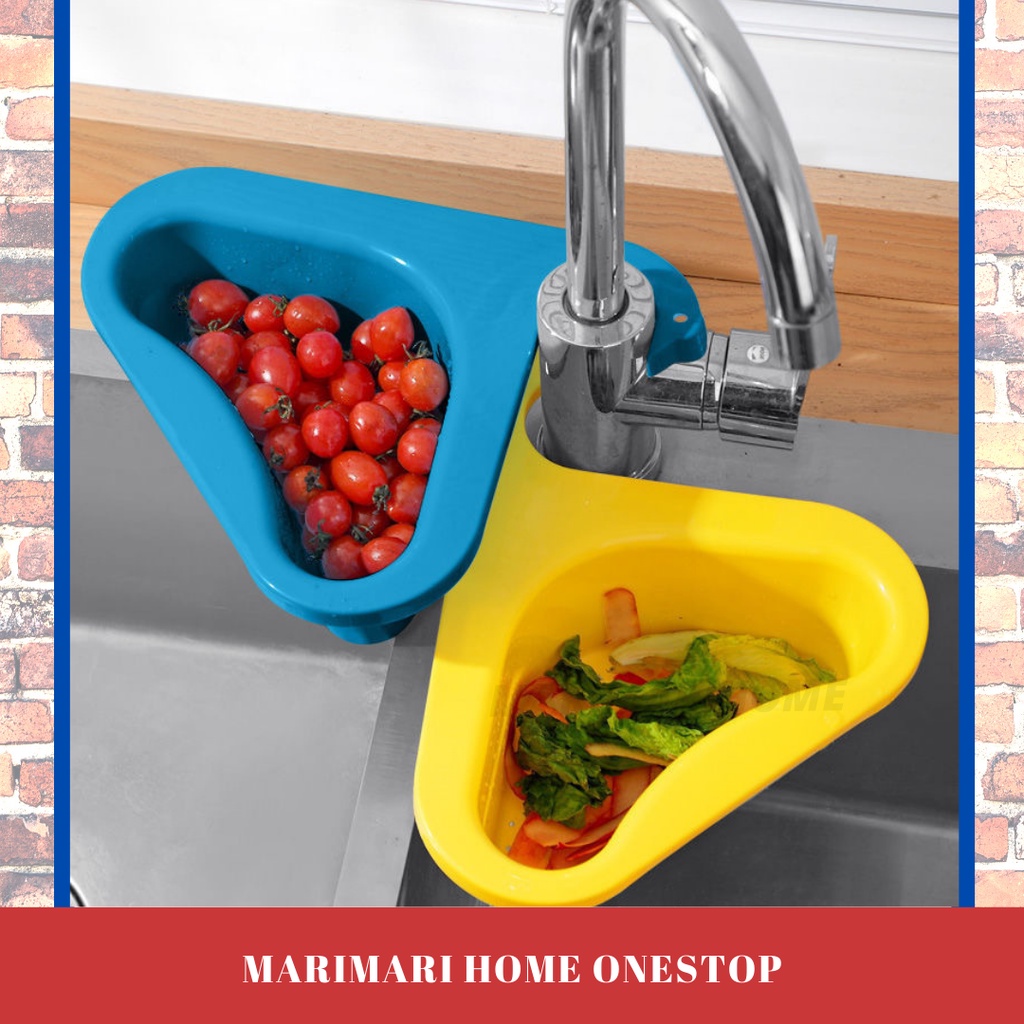 Swan Shape Sink Drain Basket Triangle Hanging Kitchen Sink Drainer