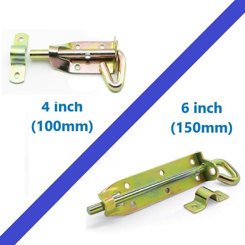 [Ready Stock][4/6 inch] Tower Bolt Door Latch Rainbow Selak Pintu