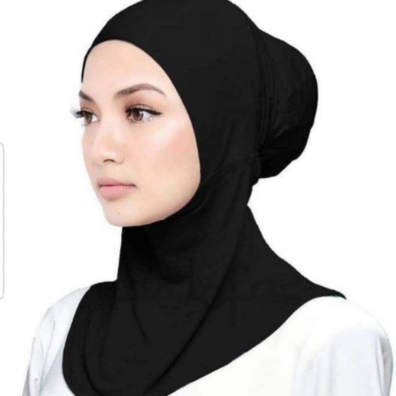 Inner Neck Ninja Berdagu Inner Tudung Inner Shawl | Shopee Malaysia