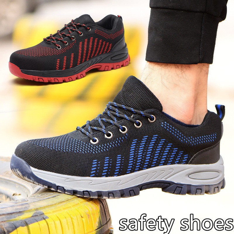 Asics Men/Women Safety Shoes Hiking Shoes Anti-smashing Anti-piercing  Sneakers Shoes Steel toe Work Shoes Safety Boots | Shopee Malaysia