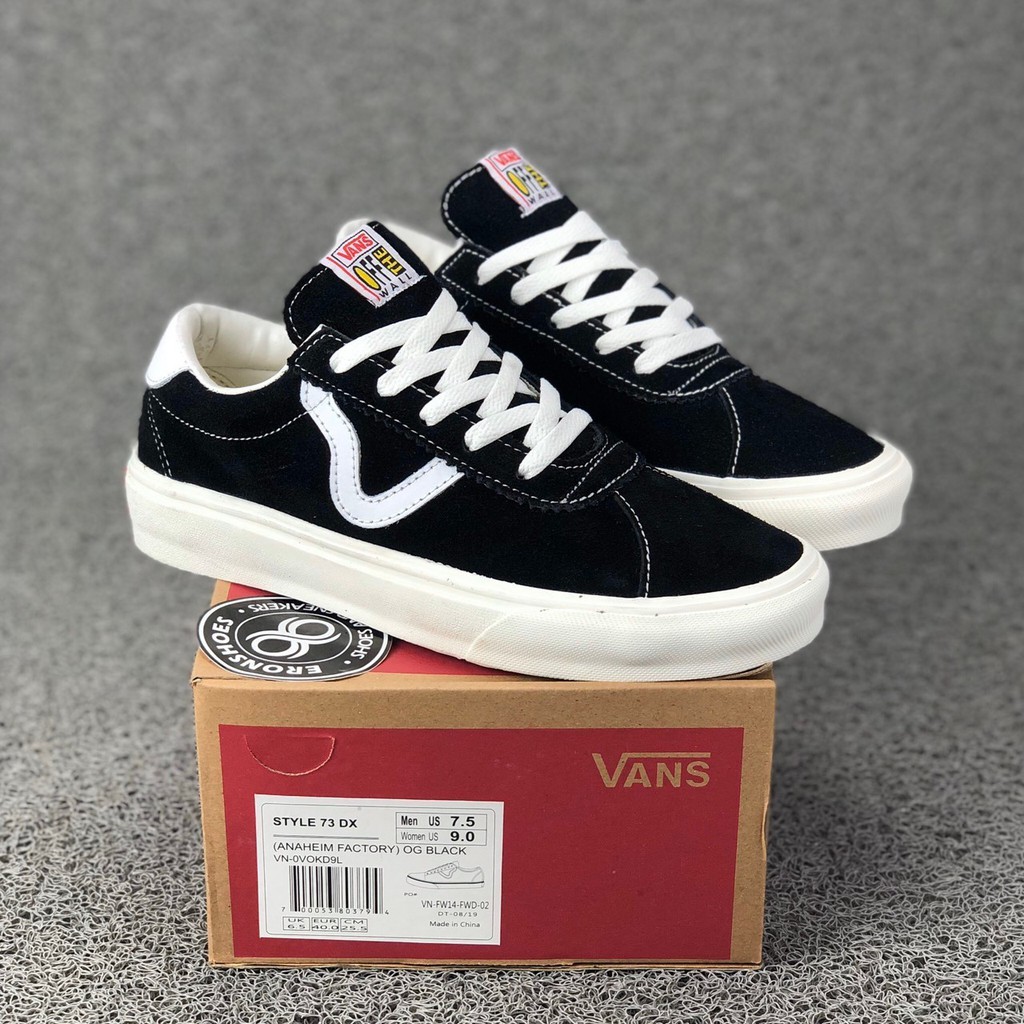 vans style 73 dx black