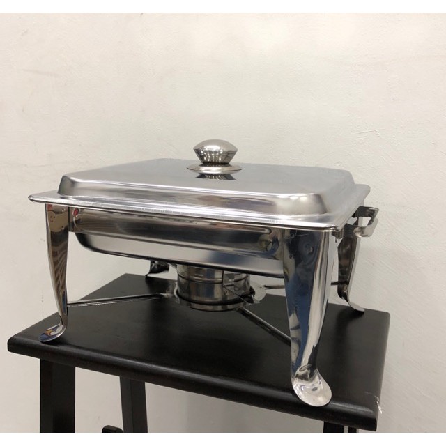 Stainless Steel Half Size Chafing Dish/Buffet Tray with 2 Food Pans