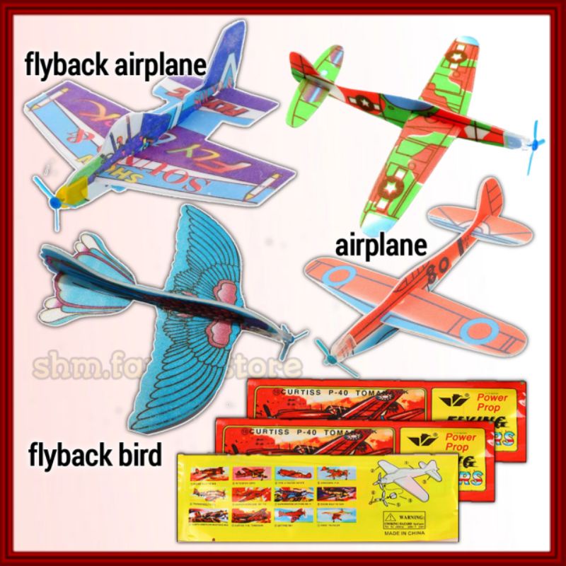 Mini Foam Handmade Throwing Flying Airplane Glider Childhood Memory Diy