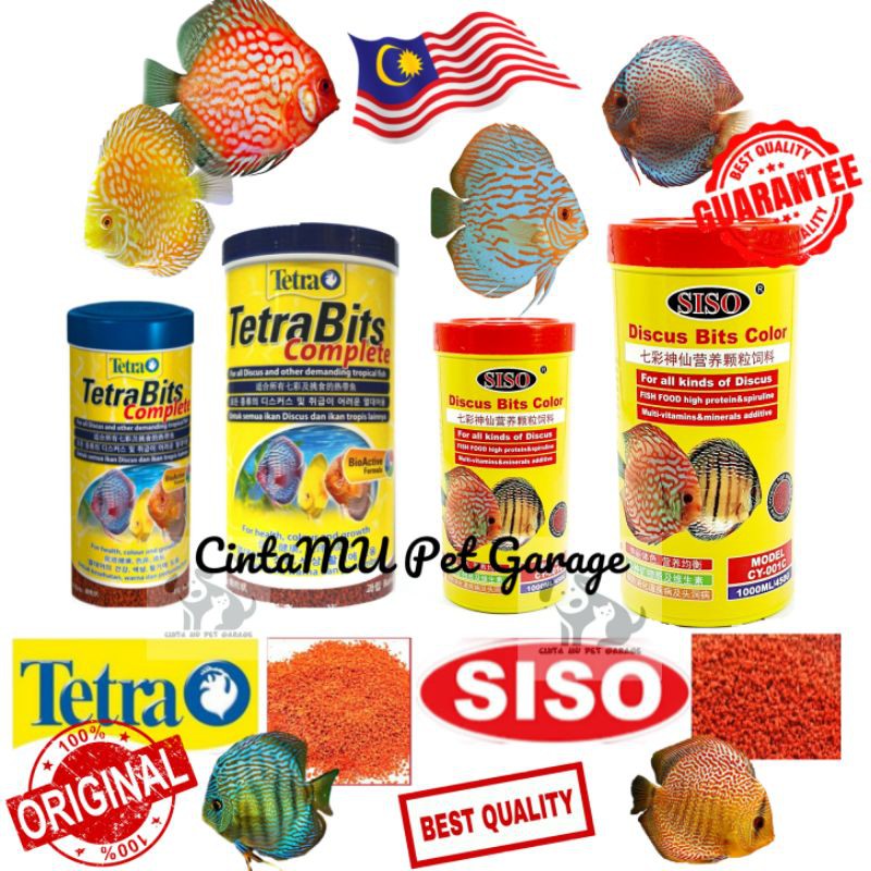 Tetra bits/discus fish food/fish food/cichlid tetra bit complete super prenium pro discus fish