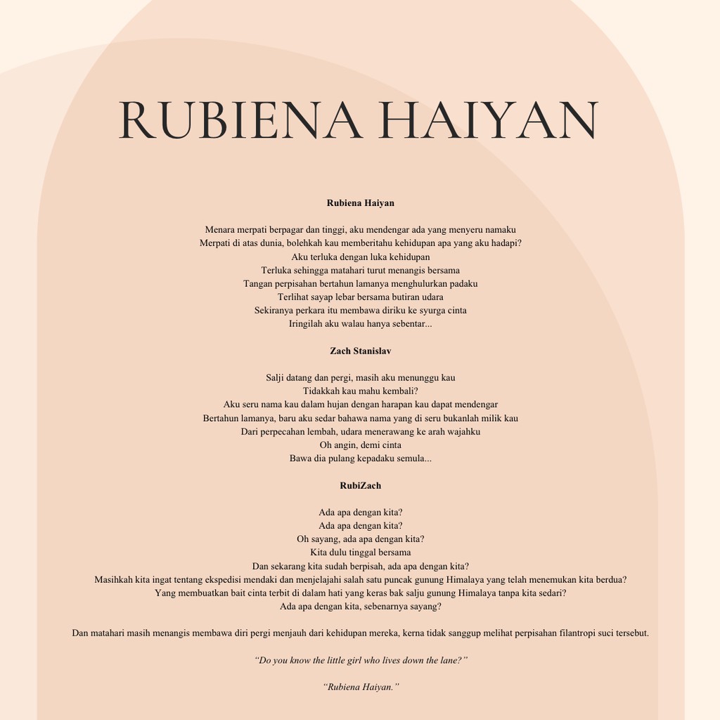 Buy Rubiena Haiyan Novel Melayu Seetracker Malaysia