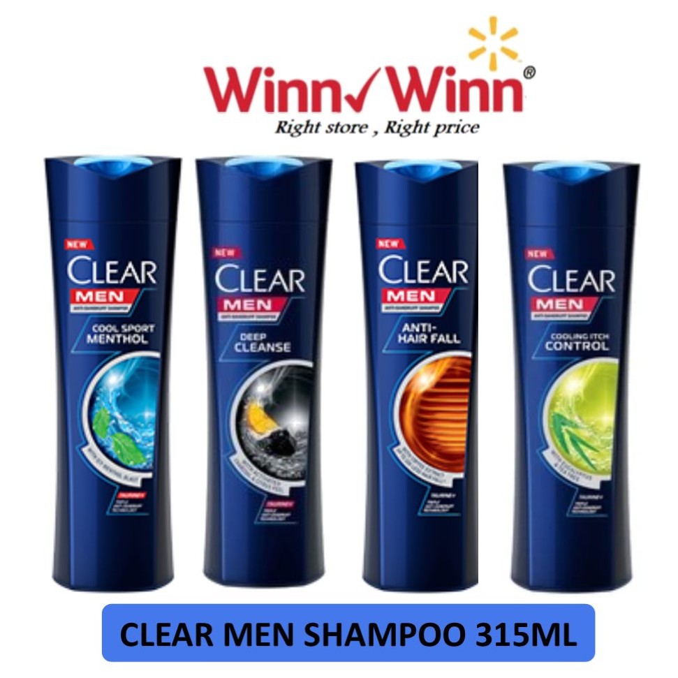 Clear Men AntiDandruff Shampoo 315ml ( Assorted Variants ) Shopee