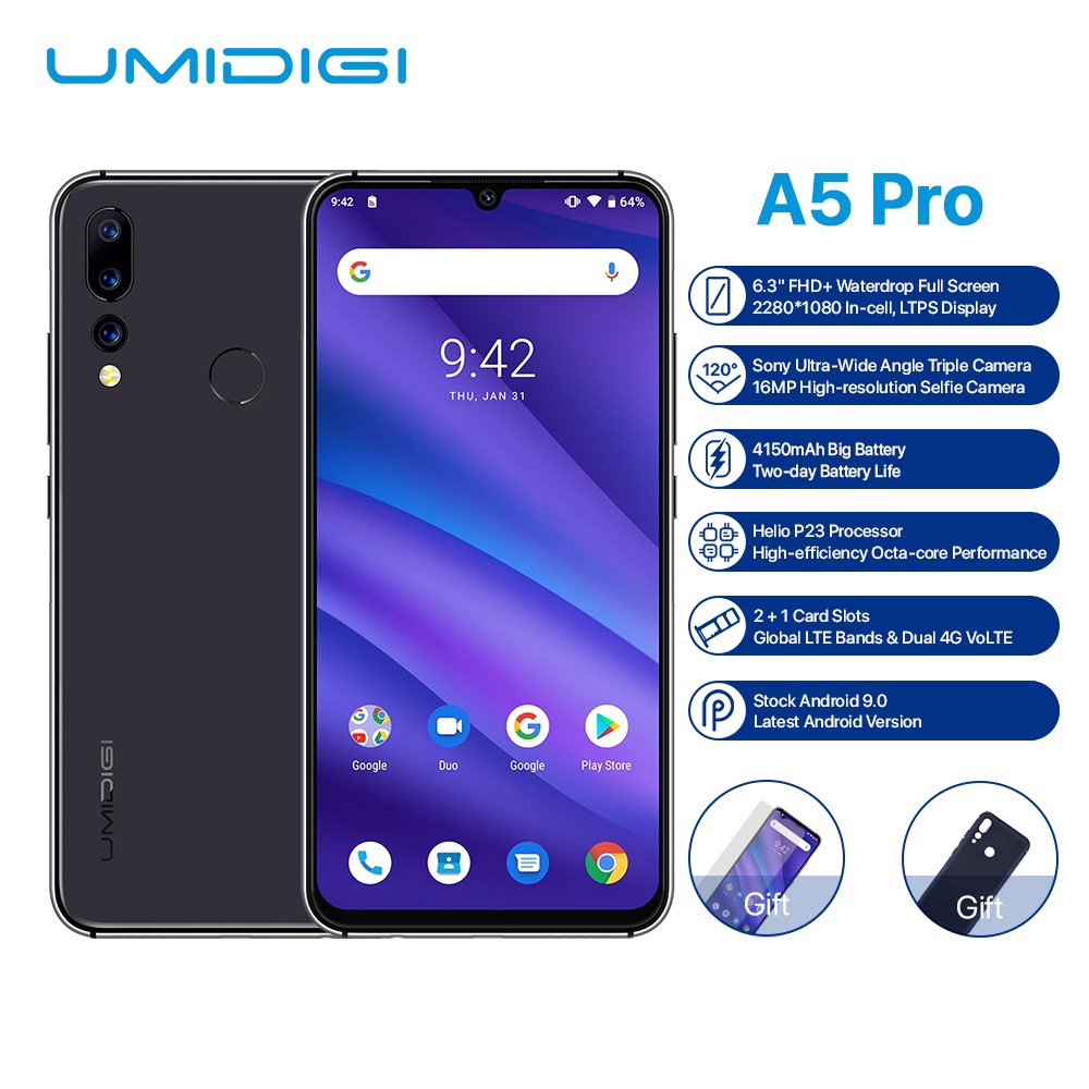 Umidigi A5 Pro Umidigi A7 Pro Android Octa Core 6 3inch Fhd 16mp 4gb Ram Smartphone Shopee Malaysia