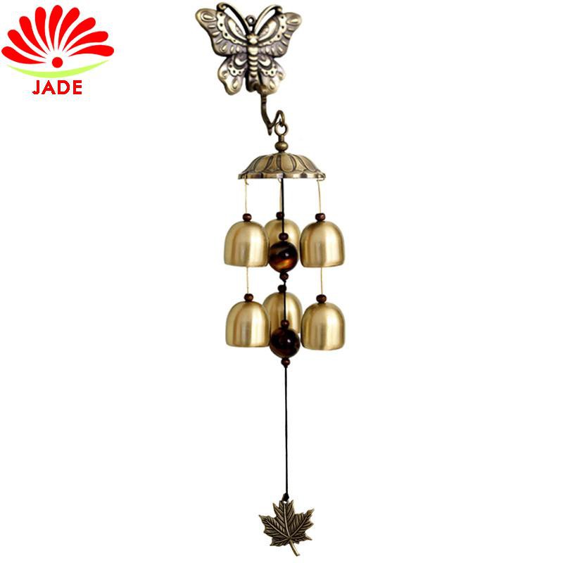 Butterfly Windbell Ornaments Door Decorations Creative Home Accessories Metal Pu