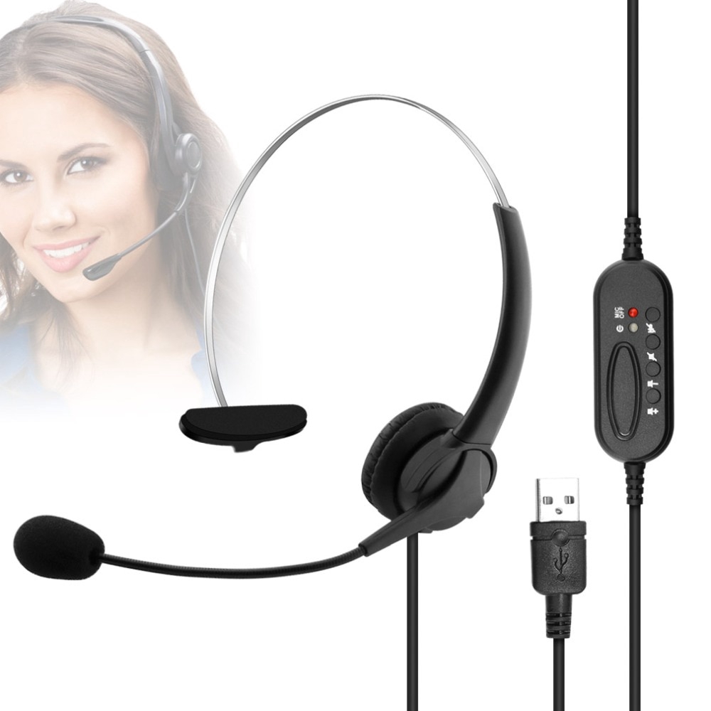 computer microphone with headset
