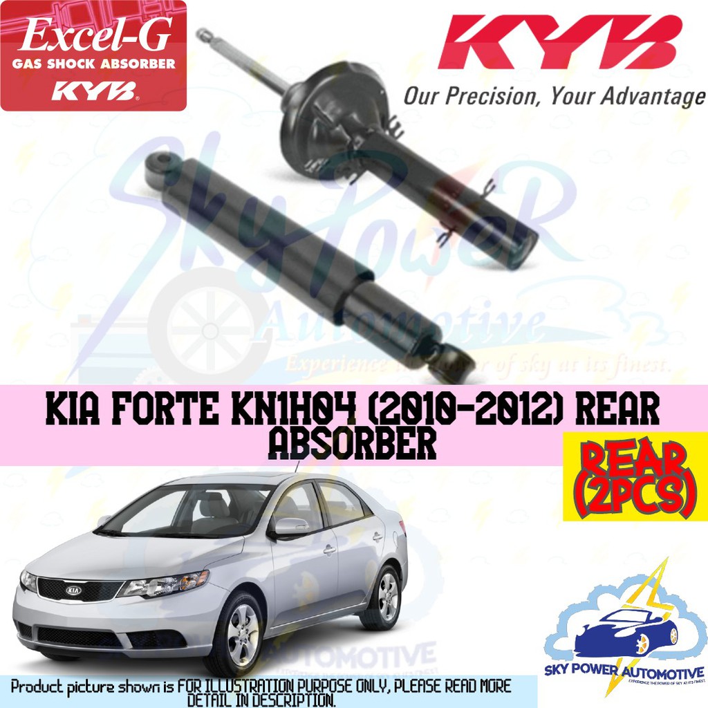 Kia Forte Kn1h04 2010 2012 Kayaba Kyb Excel G Gas Shock Absorber Rear 2pcs Shopee Malaysia