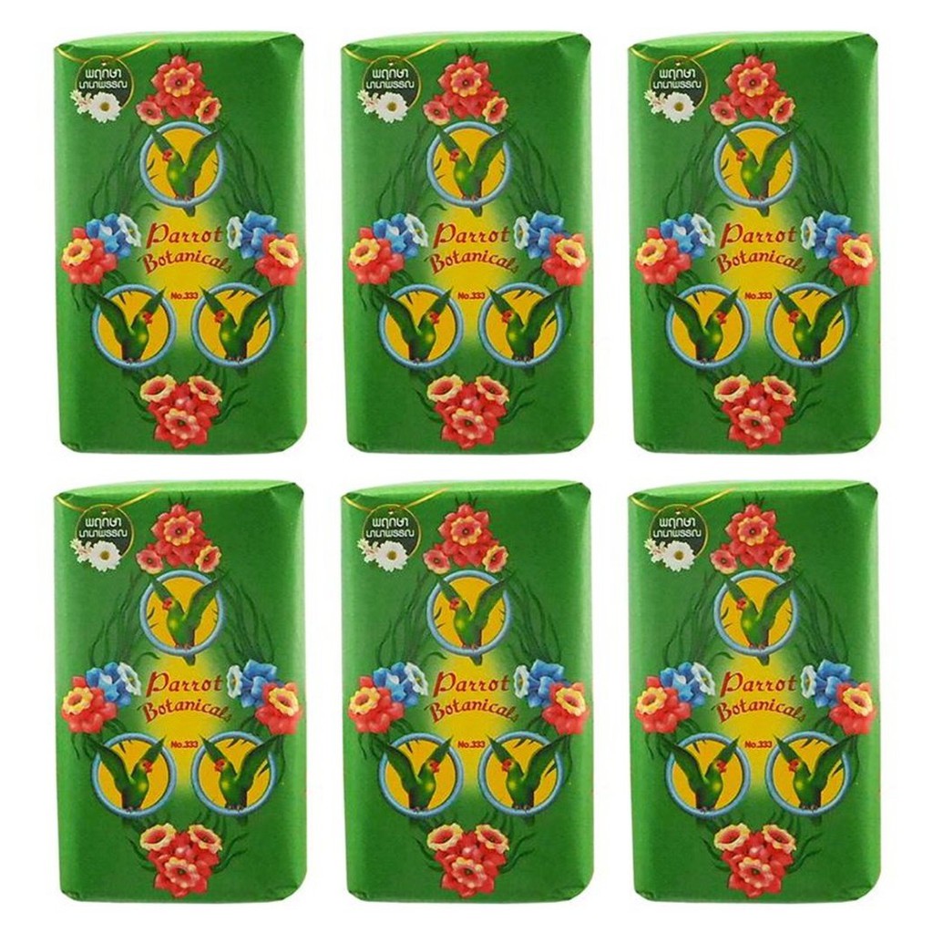 SABUN HERBAL BURUNG / PARROT BOTANICAL SOAP 55Gx6PCS READY STOCK HARGA