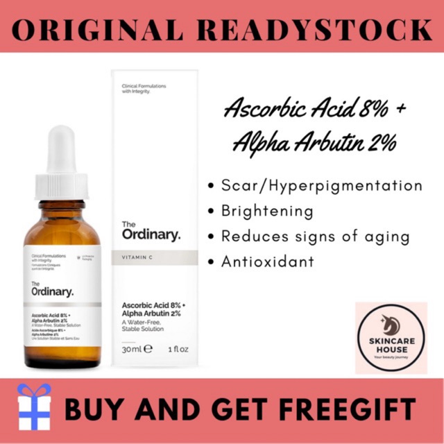 ascorbic acid & alpha arbutin