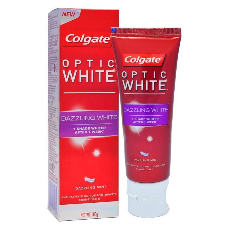 Colgate Optic White Dazzling White Whitening Toothpaste 100g (Ubat Gigi ...