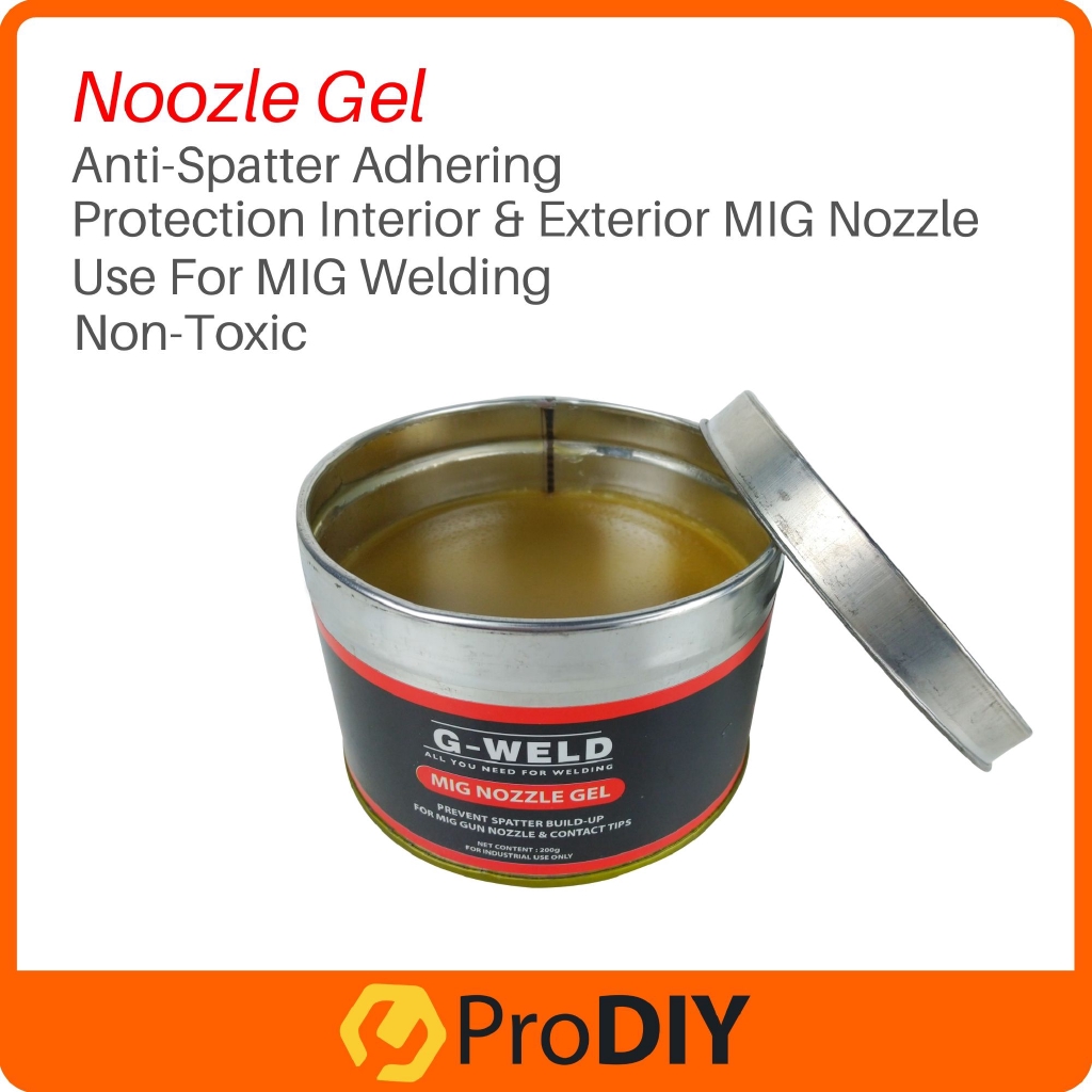 GWELD Nozzle Gel 200g For MIG Welding AntiSpatter MIG Torch Nozzles