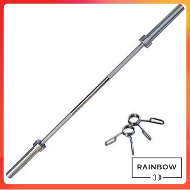 RF Barbell Heavy Duty Gym Barbell Bar 2.2m Weight Lifting Olympic 5cm