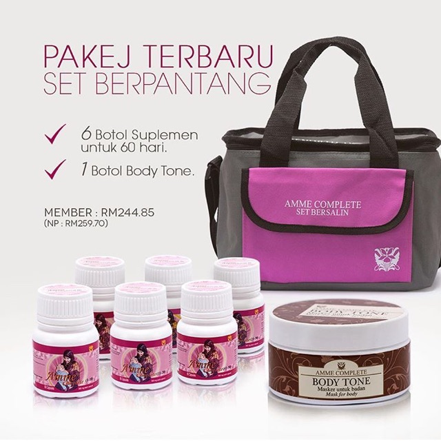 Set Berpantang Sendayu Tinggi