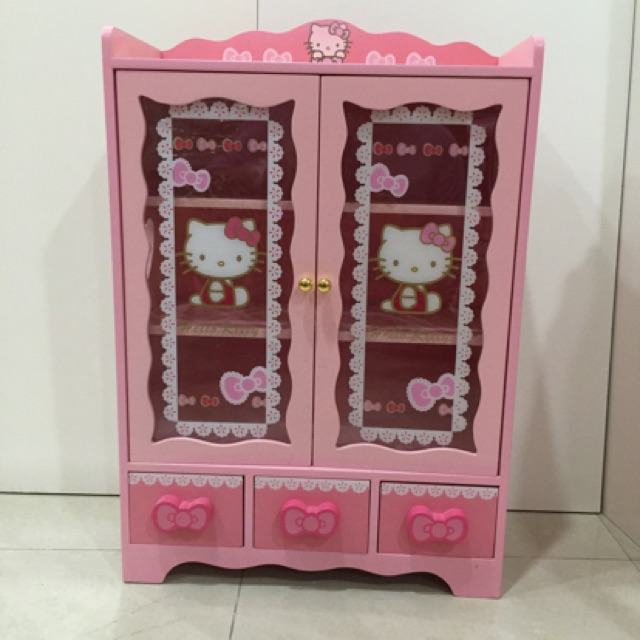 Hello Kitty Double Sided Wooden Cabinet Shopee Malaysia