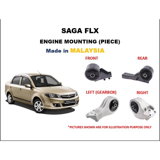 Buy Proton Saga Flx 1 3 L Campro Iafm Manual 5 Speed Engine Parts Mounting King Auto Parts Malaysia