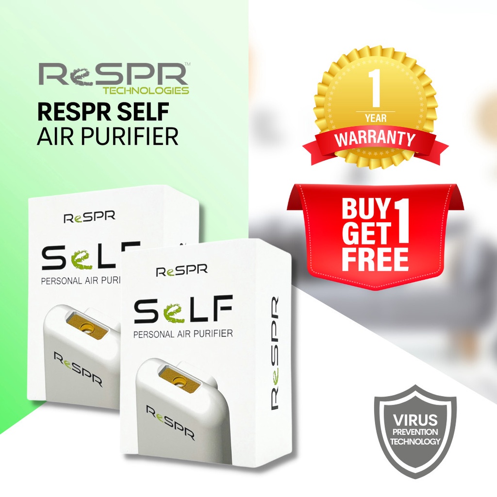 ReSPR Self Personal Wearable Air Purifier ( Buy 1 Free 1 ) Shopee