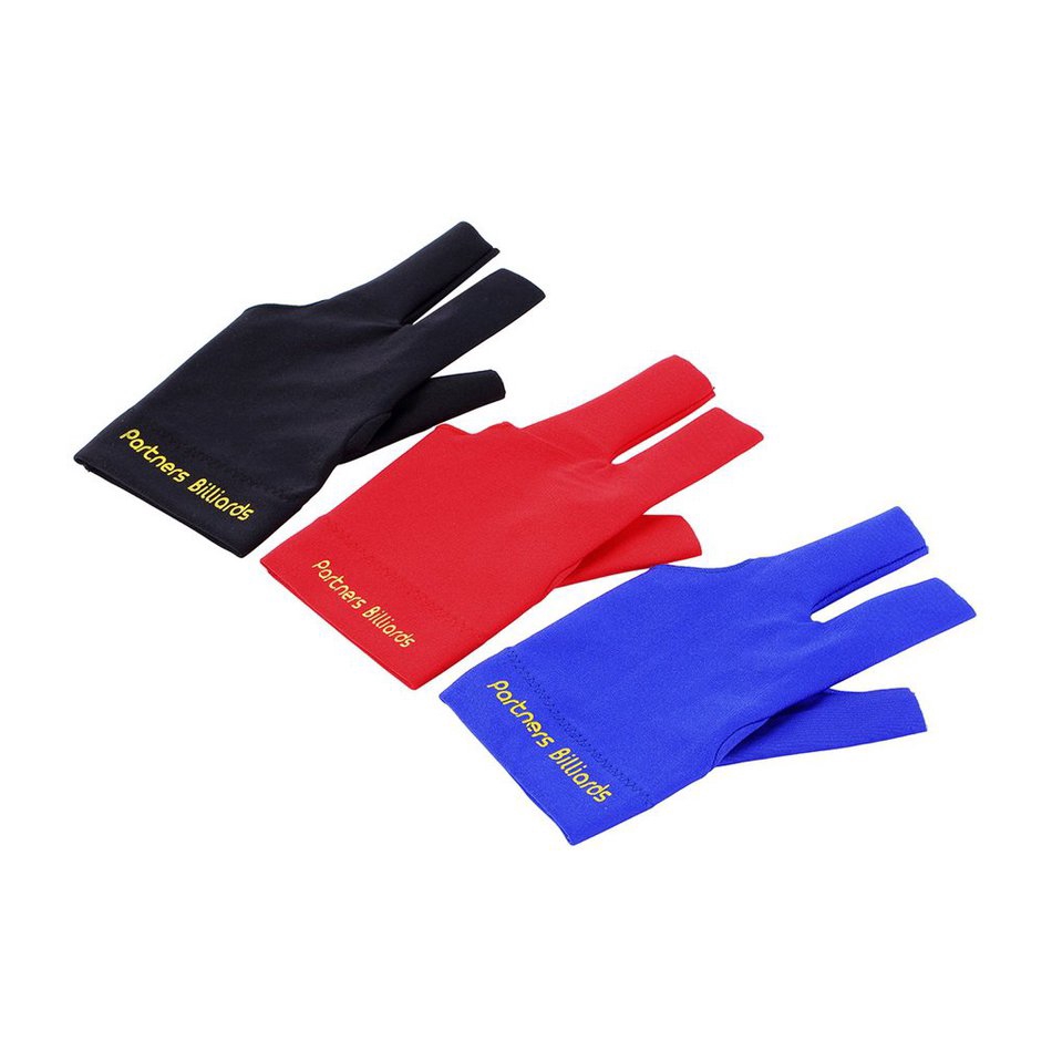 Spandex Snooker Billiard Cue Glove Pool Left Hand Open Three Finger Accessory