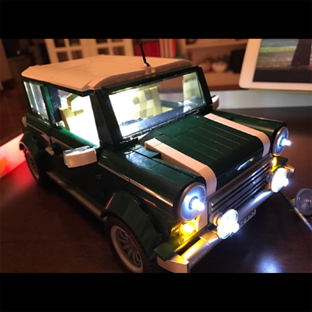 DIY USB Powered LED Lighting Licht Kit ONLY für LEGO Creator 10242 Mini Cooper