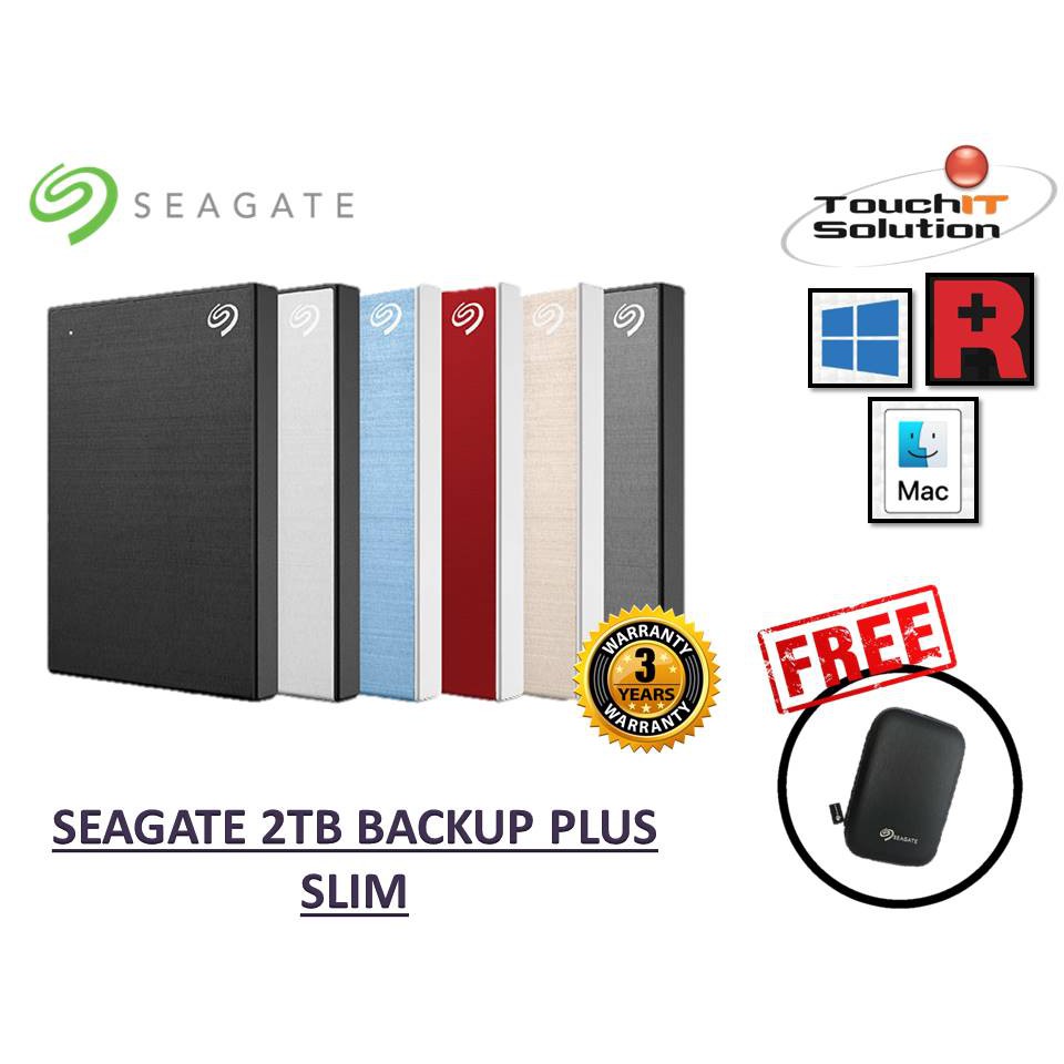 Seagate Backup Plus Slim 2TB | Shopee Malaysia