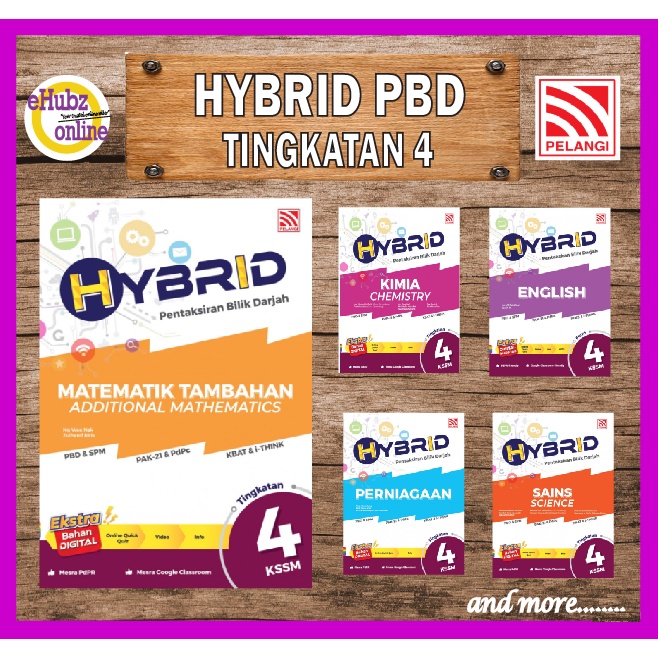 [EHUBZ] Buku Kerja / Buku Latihan Hybrid PBD KSSM 2022 Tingkatan 4 ...