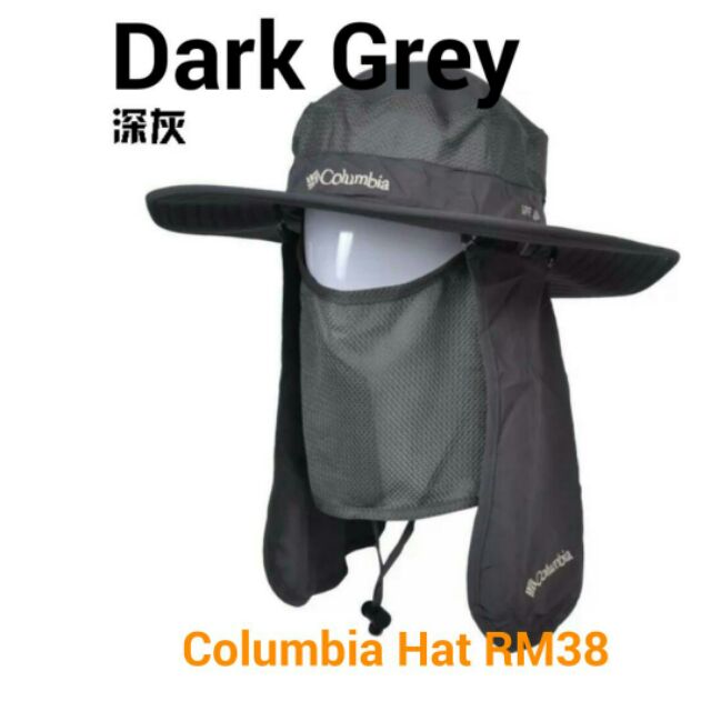 columbia fishing hat with neck flap