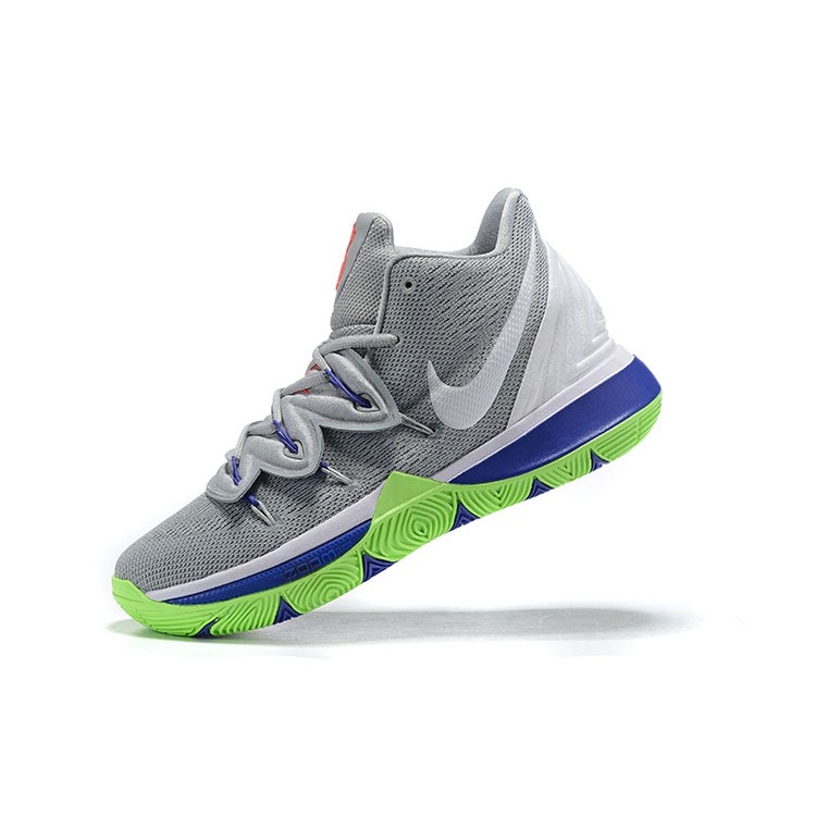 kyrie irving shoes green and gray