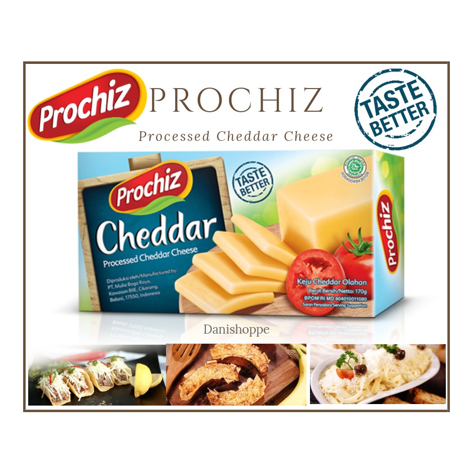 PROCHIZ Processed Cheddar Cheese 170 Gram | Shopee Malaysia