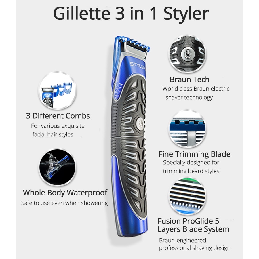 gillette electric shaver