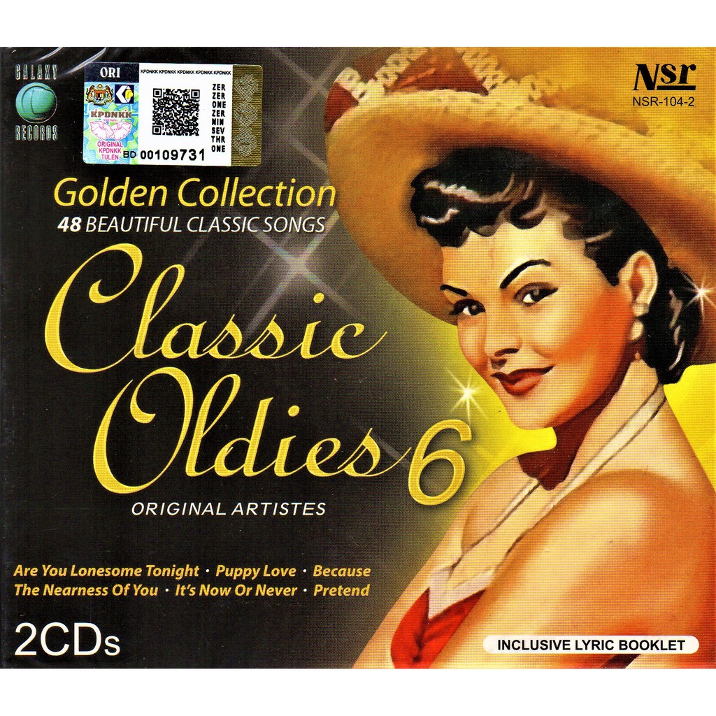 Classic Oldies 6 - Golden Collection 48 Beautiful Classic Songs ( 2 CD ...