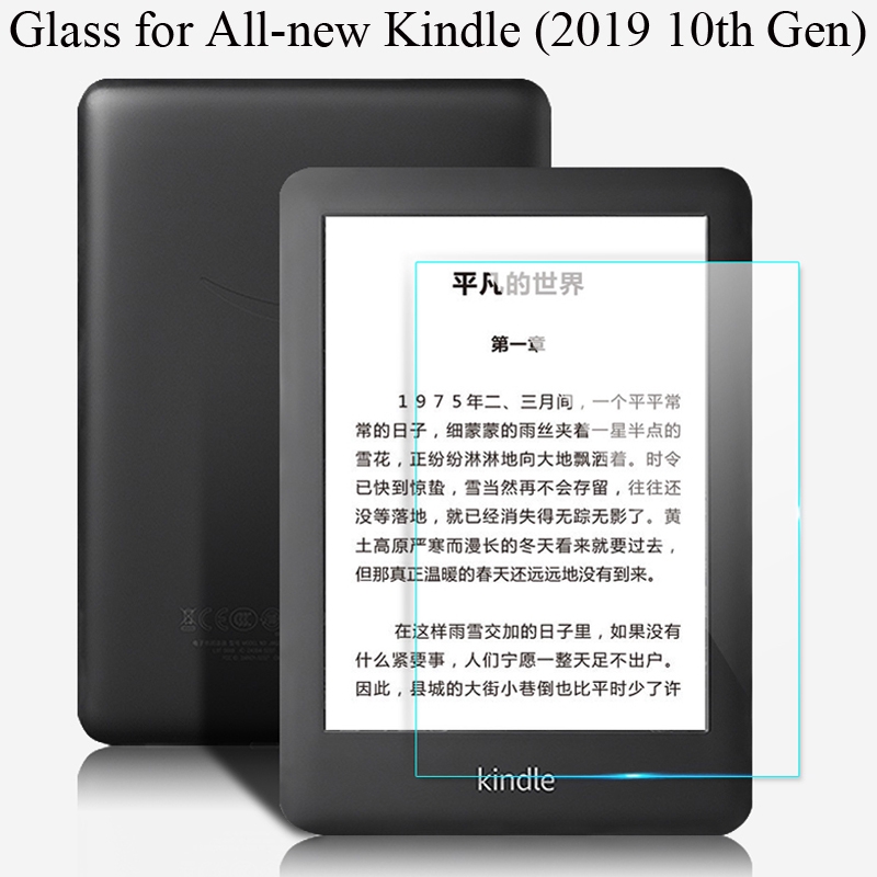 Haluoo for All-New Kindle Paperwhite 10th Gen Screen Protector 2018 Ultra Slim HD Clear Anti Fingerprint 9H Tempered Glass Film for All-NewKindle Paperwhite 10th Gen 2018 6 Inch 