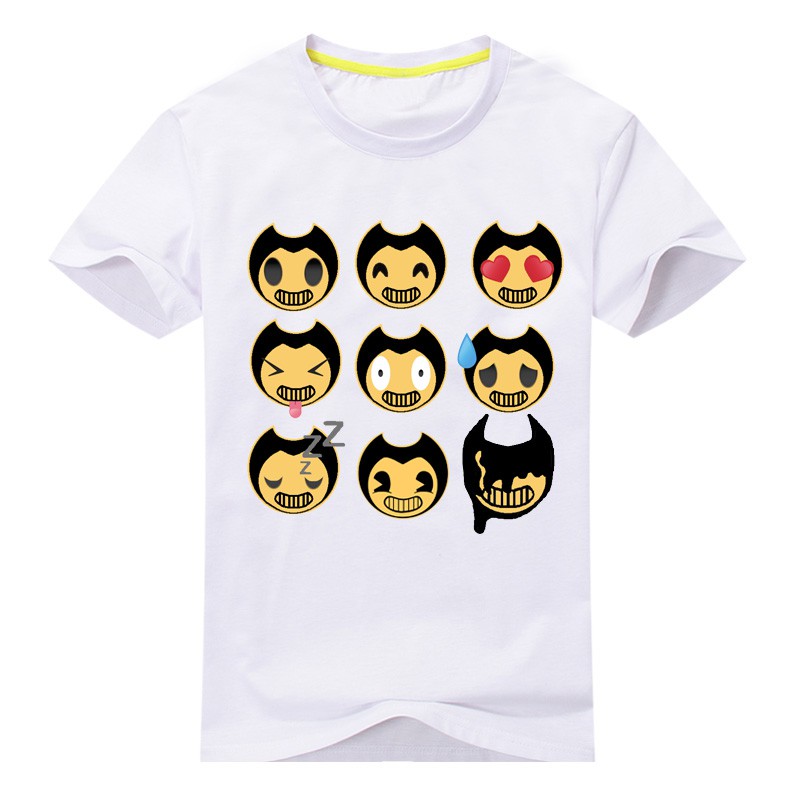 2019 Children Clothes T Shirts Bendy And The Ink Machine Short Sleeve T Shirt Tee Clothing Boys Girls Tops Shopee Malaysia - bendy and the ink machine short sleeve t shirt kids roblox keep smiling tee tops