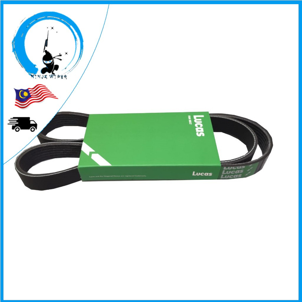 LUCAS BRAND FAN BELT FOR FORD FIESTA 1.4 1.6 NISSAN SERENA C24 6PK1037 Shopee Malaysia