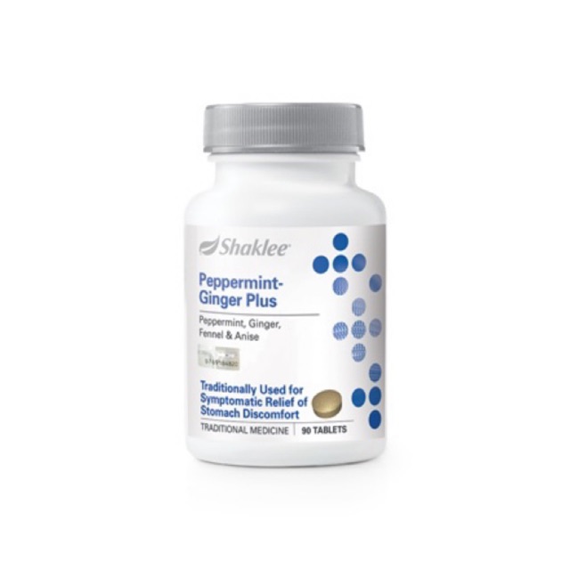 ORIGINAL PEPPERMINT GINGER PLUS SHAKLEE (90 tablets) Buang ...