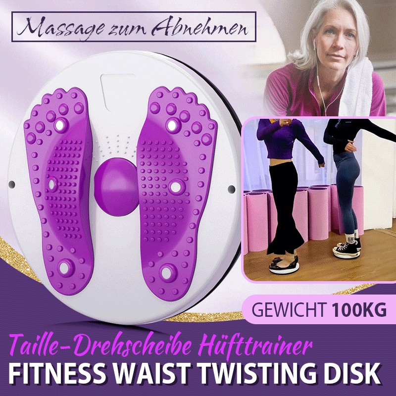 Magnetic Therapy Waist Exercise Twister Home Exercise Fitness Twist Waist Plate Foot Massage Board