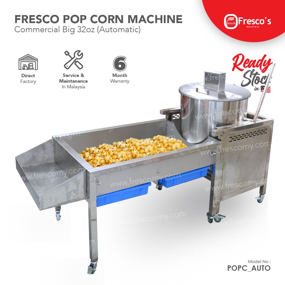 Popcorn Machine Gas Popcorn Maker Commercial Big Mesin Popcorn Gas Besar