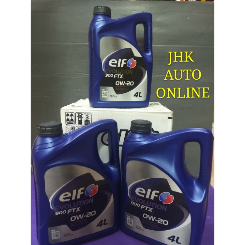 ELF EVOLUTION 900FTX 0W20 ELF FULLY SYNTHETIC ENGINE OIL API SN/ILSAC