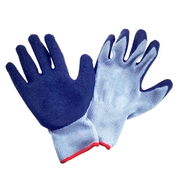 Hand glove protection scaffolder scaffolding oil and gas use offshore platform rig heavy duty blue white