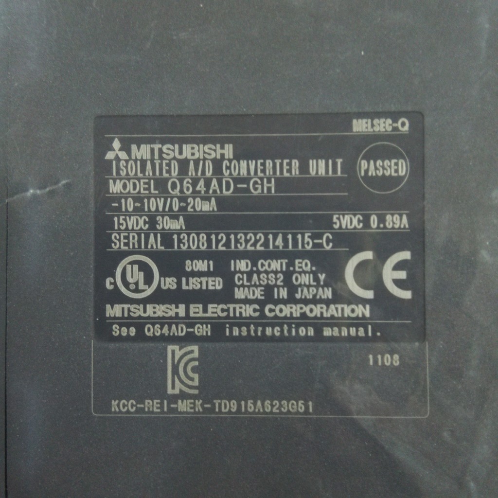 Mitsubishi Melsec Q Q64ad A D Converter Analog Input Module Guaranteed Plc Input Output Modules Business Industrial Sidra Hospital