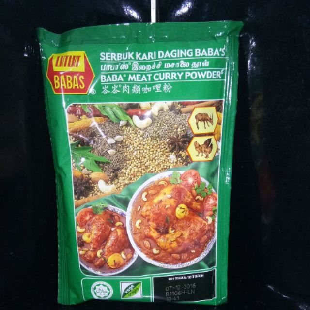 BABAu0027S SERBUK KARI DAGING 125G  Shopee Malaysia