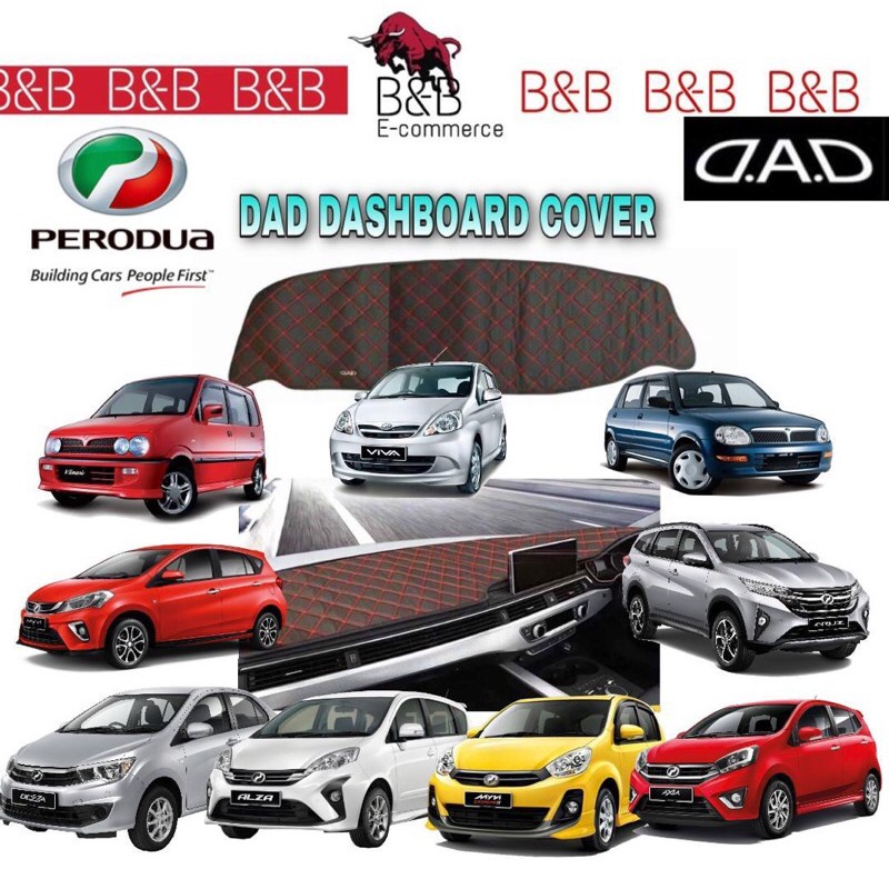 Dad Dashboard Cover Nonslip Perodua Myvi Viva Axia Alza Aruz Bezza Kancil Kenari Kelisa Shopee